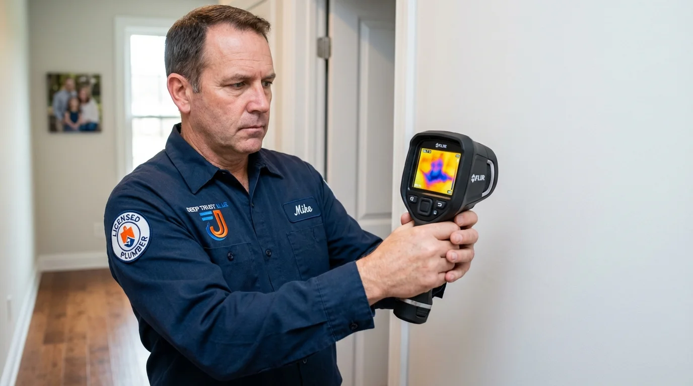 Thermal imaging leak detection by Johns Plumbing LLC in Lead
